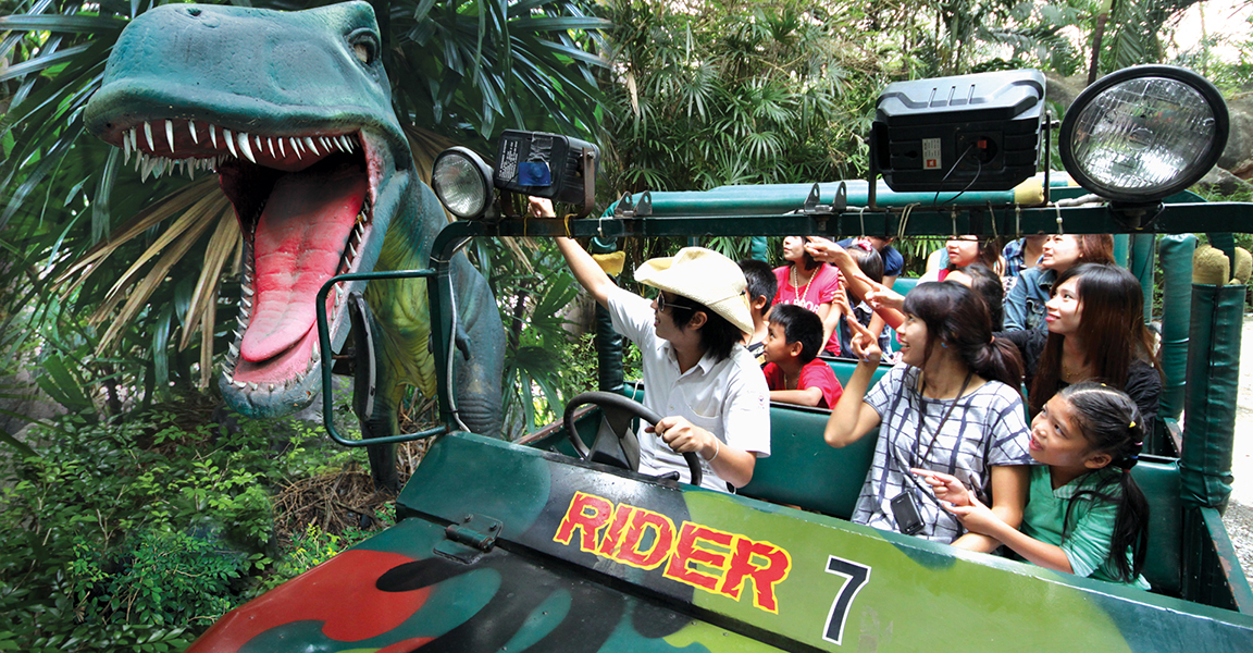 Siam Park City Bangkok Thailand Jurassic Adventure in Family World