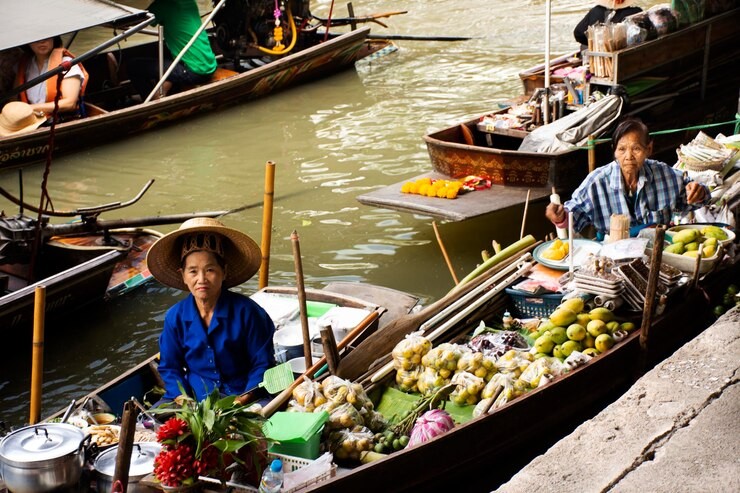 Damnoen Saduak and Railway Market Half Day Trip