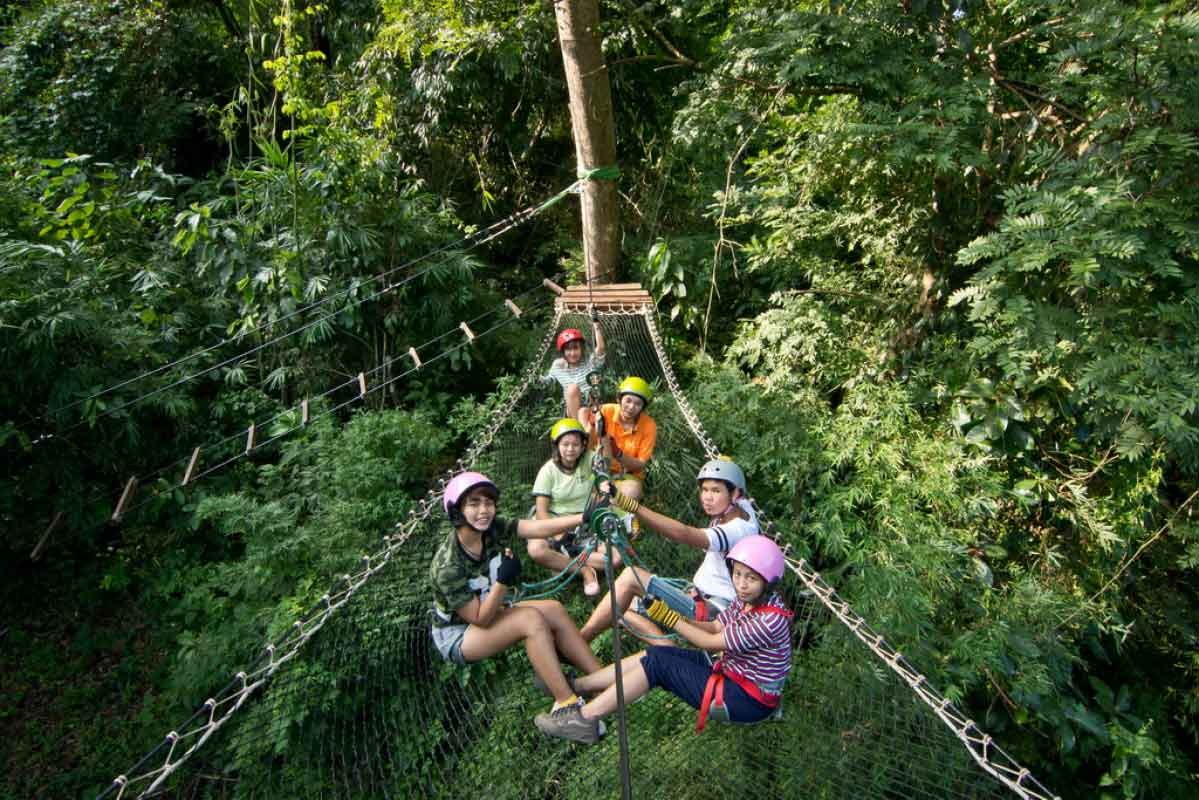 Tree Top Adventure Park Kanchanaburi 