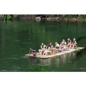 BamBoo Rafting at Taweechai Elephant Camp