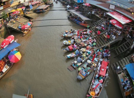 Risky Market and Amphawa Floating Market