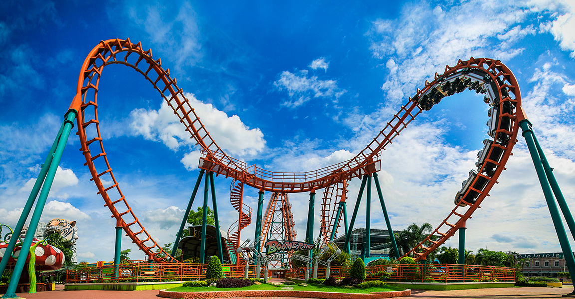 Siam Park City Bangkok Thailand Boomerang