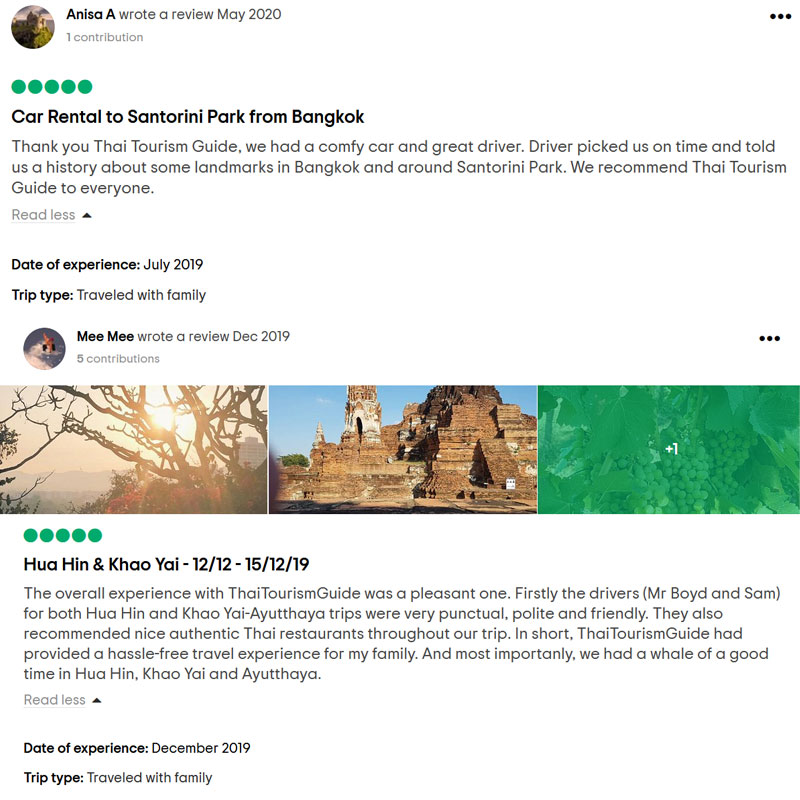 Bangkok to Hua Hin reviews in Tripadvisor