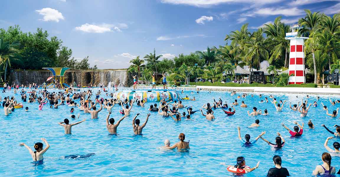 Siam Park City Bangkok Thailand Wave Pool