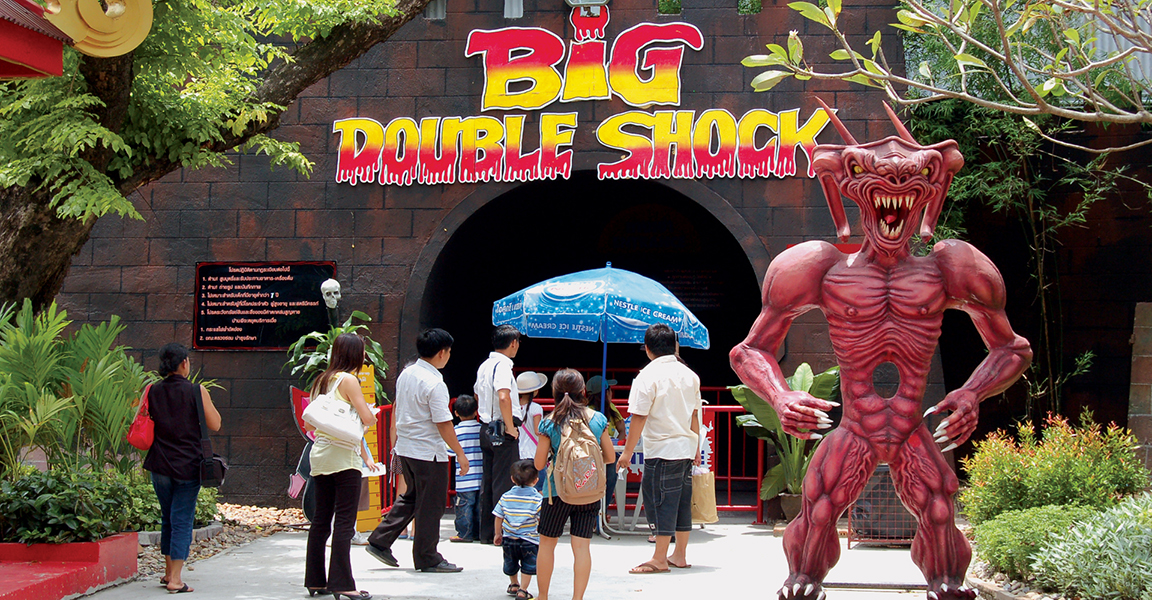 Siam Park City Bangkok Thailand Big Double Shock in Family World