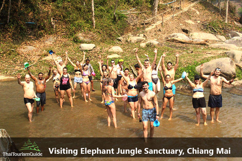 One day tour elephant sanctuary Chiang Mai Thailand